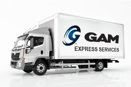 Express-services-truck-land